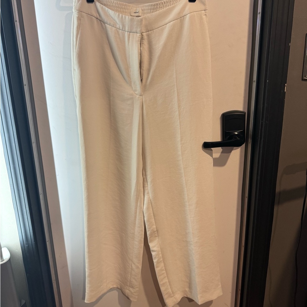 Aritzia light birch Alanya pants